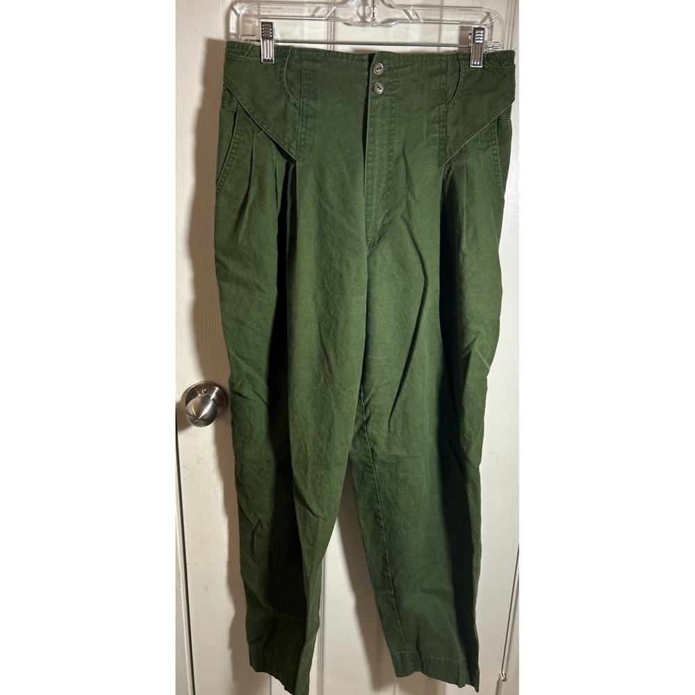 Vintage Forenza Women's Western Tapered Pants 90's Size 14 Green